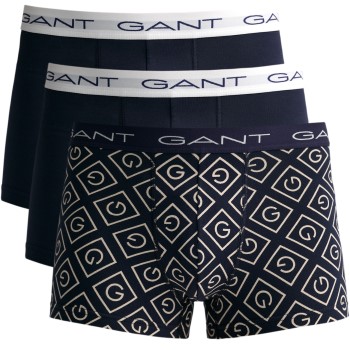 Gant 3P Icon G Trunk Marineblå bomuld Large Herre