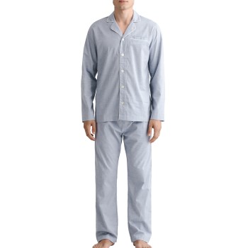 Gant Oxford Pajama Set With Shirt Lyseblå bomuld Small Herre