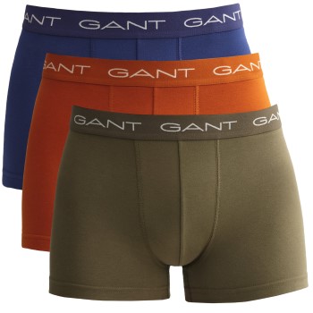 Gant 3P Trunk Grøn/orange bomuld Small Herre