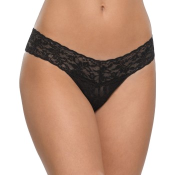 Hanky Panky Trusser Low Rise Thong Sort nylon One Size Dame