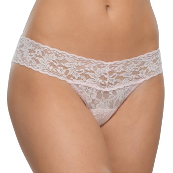 Hanky Panky Trusser 3P Low Rise Thong Rosa nylon One Size Dame