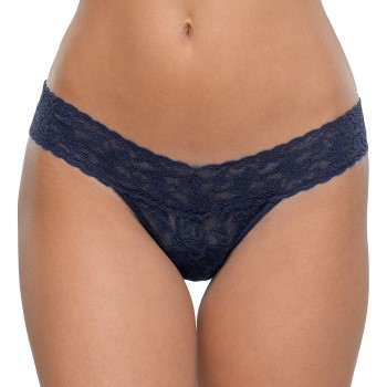 Hanky Panky Trusser Low Rise Thong Marineblå nylon One Size Dame