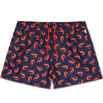 Se Happy socks Badebukser Shrimpy Swim Shorts Marine mønster polyester Medium Herre ved Timarco