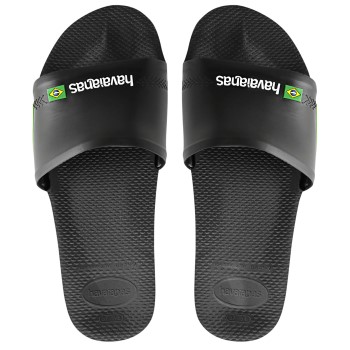 Havaianas Brasil Slide Sort Str 37/38 Herre