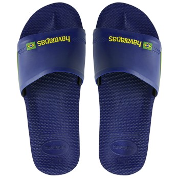 Havaianas Brasil Slide Mørkblå Str 37/38 Herre