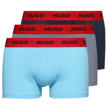 HUGO 3P Triplet Trunk Blå bomuld XX-Large Herre