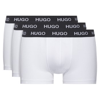 HUGO 3P Triplet Trunk Hvid bomuld Large Herre