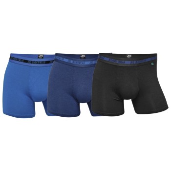 JBS 3P Bamboo Boxers Sort/Blå Large Herre