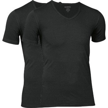 Se JBS 2P Bamboo T-shirt V-Neck Sort Medium Herre ved Timarco