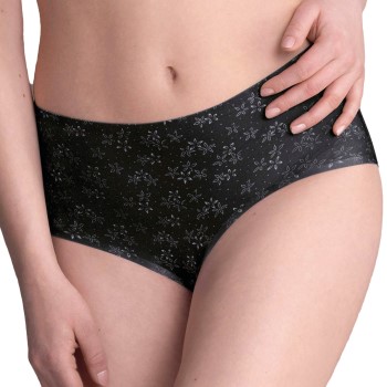 Anita Trusser Essentials Art High Waist Brief Antracit S/M Dame