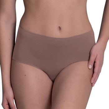 Anita Trusser Essentials High Waist Brief Brun L/XL Dame