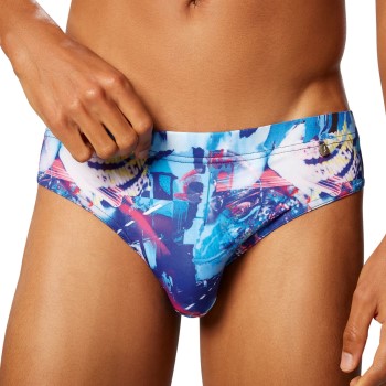 Bruno Banani Digital Life Sport Brief Blå Mønster polyester XX-Large Herre