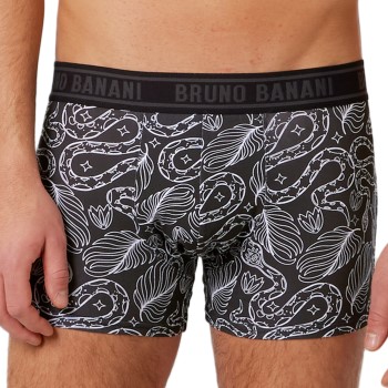 Bruno Banani Rattlesnake Print Boxer Sort mønstret bomuld X-Large Herre