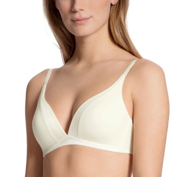 Calida Bh Cate Triangle Soft-Bra Hvid bomuld A 70 Dame