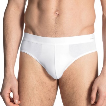 Calida Cotton Code Brief Hvid bomuld Small Herre