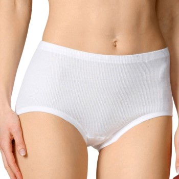 Calida Trusser Cotton Midi Brief Hvid bomuld 38 Dame