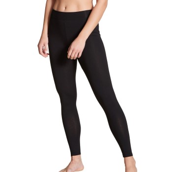 Se Calida Elastic Leggings Sort bomuld Small Dame ved Timarco