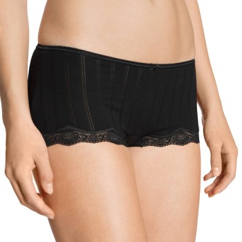 Calida Trusser Etude Toujours Low Cut Panty Sort bomuld Large Dame