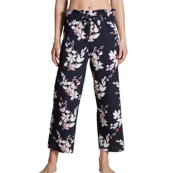 Calida Favourites Dreams Ankle Pants Blå Mønster bomuld Small Dame