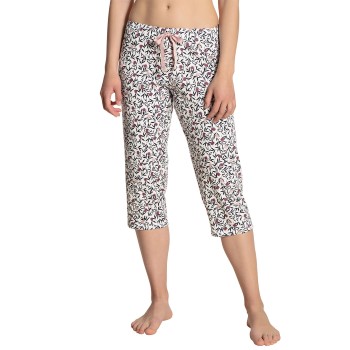 Se Calida Favourites Dreams Capri Pants Hvid Mønster bomuld Large Dame ved Timarco