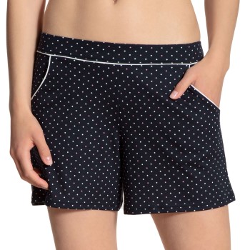 Se Calida Favourites Dreams Shorts Mørkblå bomuld Medium Dame ved Timarco