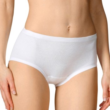 Calida Trusser Midislip Brief Hvid bomuld 40 Dame