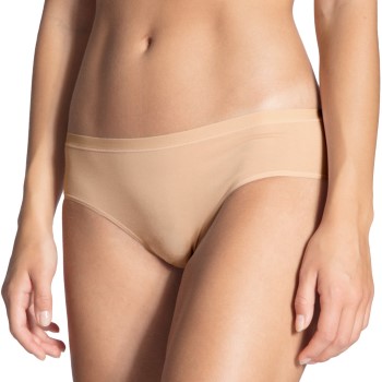 Calida Trusser Natural Comfort Brief Beige bomuld Large Dame