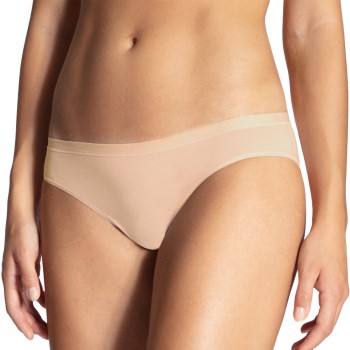 Calida Trusser Natural Comfort Brief Low Cut Beige bomuld X-Small Dame