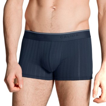 Calida Pure and Style Boxer Brief Indigoblå bomuld Medium Herre