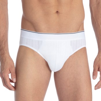 Calida Pure and Style Mini Brief Hvid bomuld Small Herre