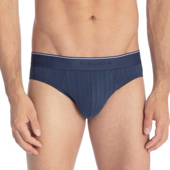 Calida Pure and Style Mini Brief Indigoblå bomuld Medium Herre