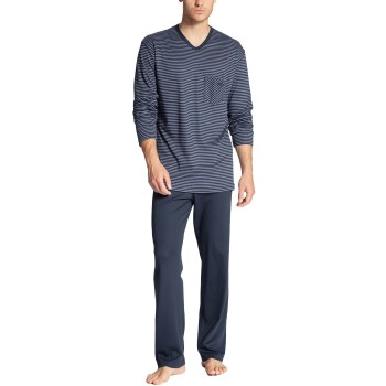 Se Calida Relax Streamline Pyjama Blå bomuld X-Large Herre ved Timarco