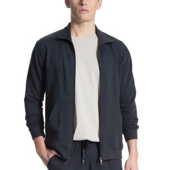 Se Calida Remix Basic LW Jacket Mørkblå bomuld Small Herre ved Timarco