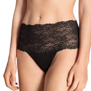 Calida Trusser Sensual Secrets Highwaist Slip Sort Large Dame