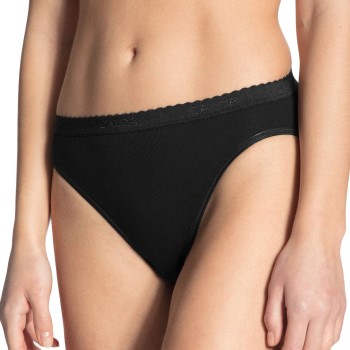 Calida Trusser Slip/Hosen Minislip Black Sort bomuld Medium Dame