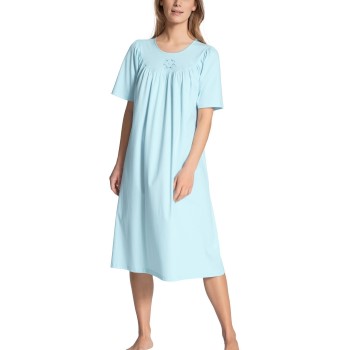 Se Calida Soft Cotton Nightshirt 34000 Lyseblå bomuld Medium Dame ved Timarco