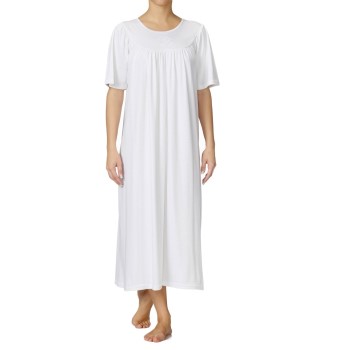 Calida Soft Cotton Nightshirt 34000 Hvid bomuld Large Dame