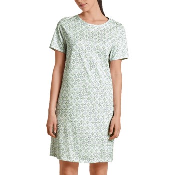 Se Calida Spring Nights Nightshirt Grøn/Hvid bomuld Medium Dame ved Timarco