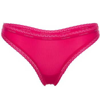 Calvin Klein Trusser Bottoms Up Refresh Thong Chok Rosa polyamid Small Dame