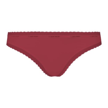 Calvin Klein Trusser Bottoms Up Refresh Thong Vinrød  polyamid Large Dame