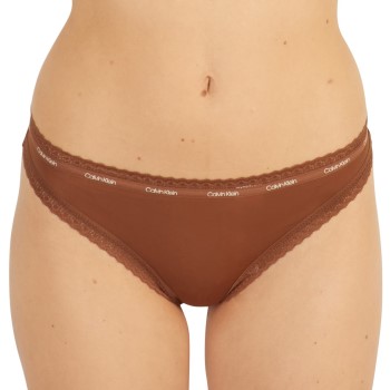 Calvin Klein Trusser Bottoms Up Refresh Thong Brun polyamid Medium Dame