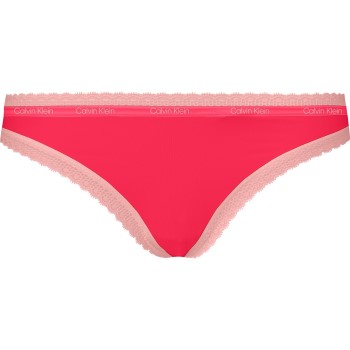 Calvin Klein Trusser Bottoms Up Refresh Thong Koral polyamid Small Dame