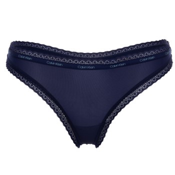 Calvin Klein Trusser Bottoms Up Refresh Thong Marineblå polyamid X-Large Dame