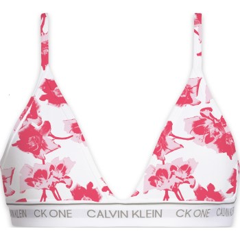 Calvin Klein Bh CK One Cotton Triangle Bra Rosa blomstret Medium Dame