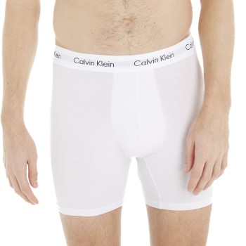 Calvin Klein 3P Cotton Stretch Boxer Brief Hvid bomuld Medium Herre