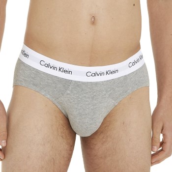 Calvin Klein 3P Cotton Stretch Hip Brief Flerfarvet bomuld Large Herre