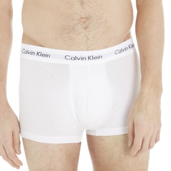 Calvin Klein 3P Cotton Stretch Low Rise Trunks Hvid/Grå bomuld Small Herre