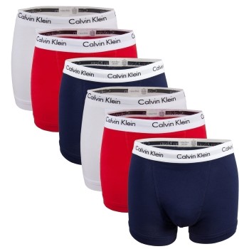 Calvin Klein 6P Cotton Stretch Trunks Flerfarvet-2 bomuld Medium Herre