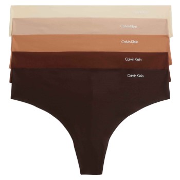 Calvin Klein Trusser 5P Invisible Thongs Flerfarvet Medium Dame