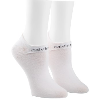 Calvin Klein Legwear Calvin Klein Strømper 2P Leanne Coolmax Gripper Liner Socks Hvid Strl 37/41 Dame